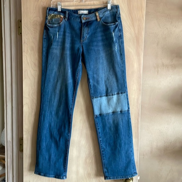Sundance Women’s Wyatt Tapestry Blue Jeans size 30 - Picture 1 of 8